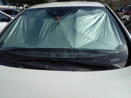Car Windshield Sun Shade Umbrella – Keep Your Vehicle Cool & Protected photo review